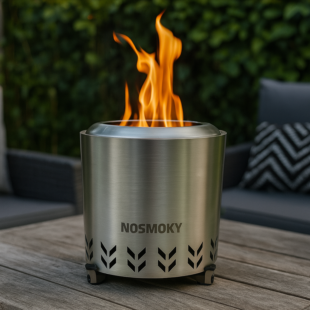 NoSmoky S on a garden table
